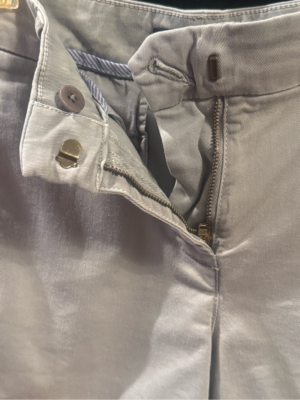 J. Crew Light Gray Cotton Chino Bermuda Shorts - Picture 4 of 5